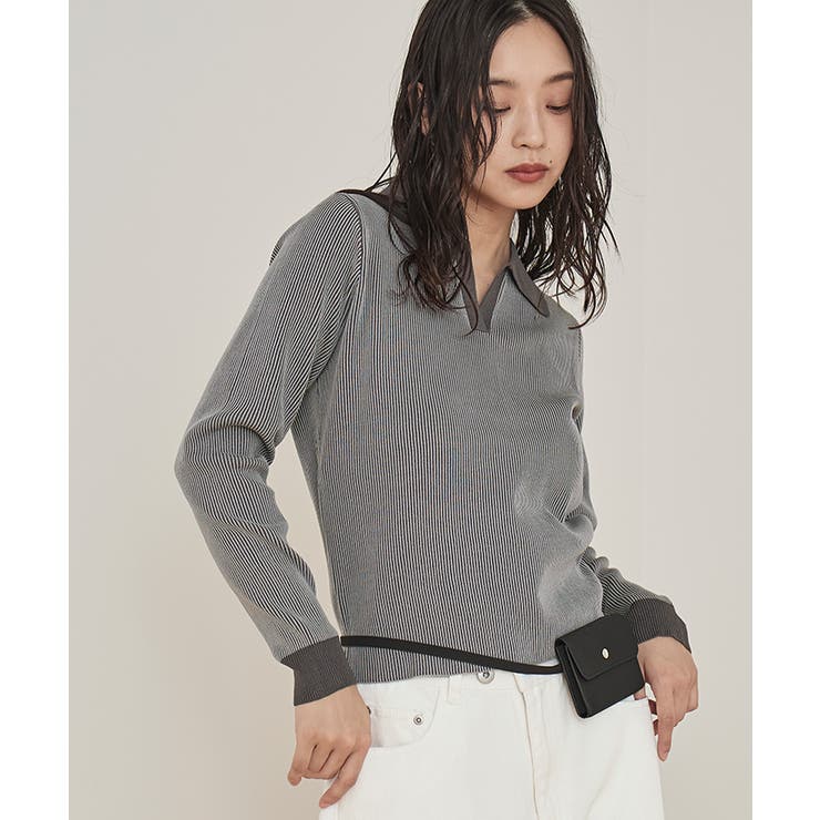 プレーティングスキッパーニット【miette ミエット】 | titivate | 詳細画像11 