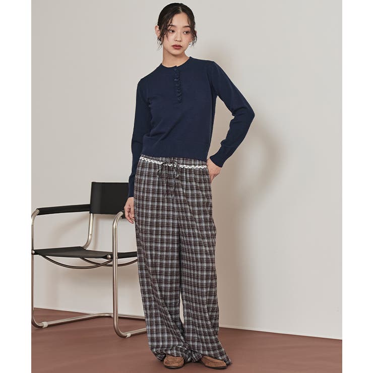 フリルヘンリーネックニット【miette ミエット】 | titivate | 詳細画像18 