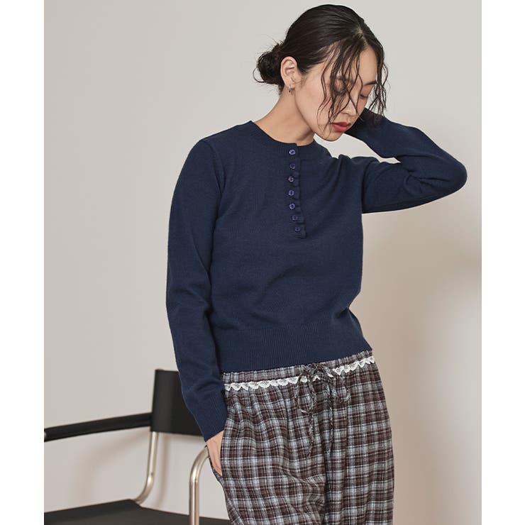 フリルヘンリーネックニット【miette ミエット】 | titivate | 詳細画像21 