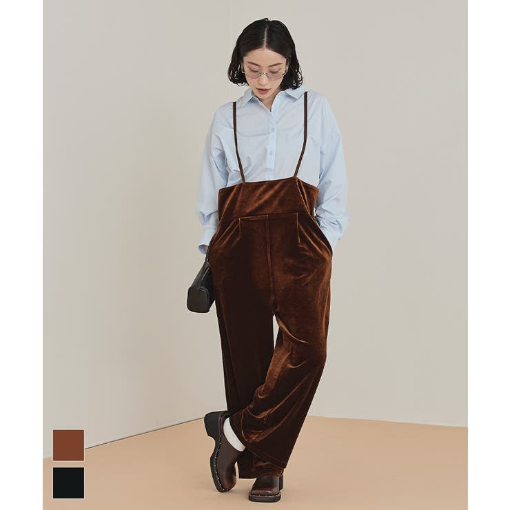 ベロアサロペット【miette ミエット】 | titivate | 詳細画像1 