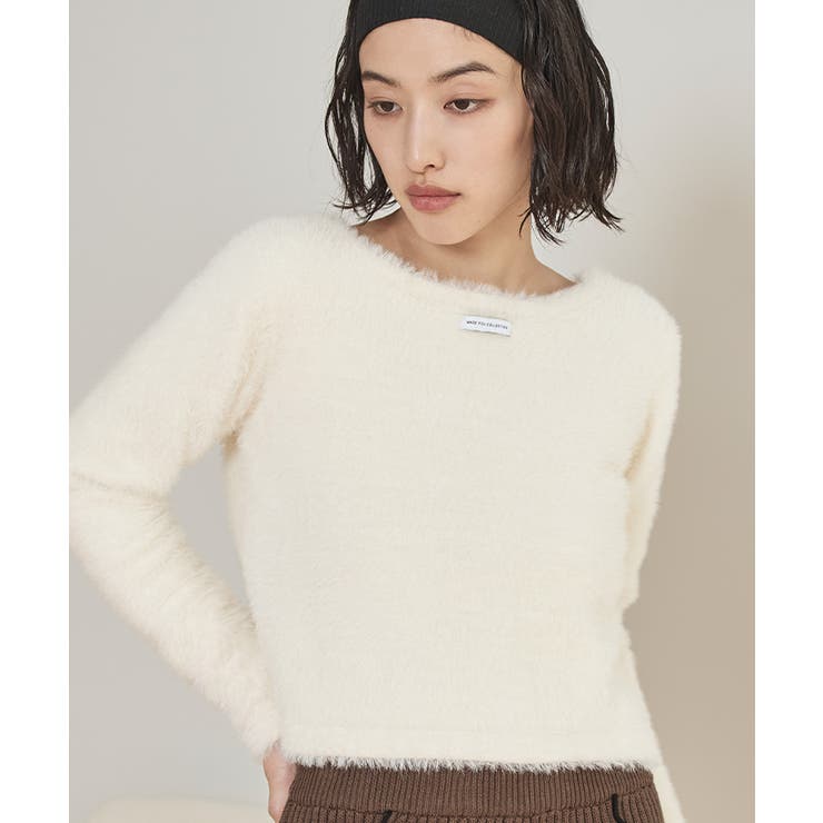 前後2wayシャギーニット【miette ミエット】 | titivate | 詳細画像7 