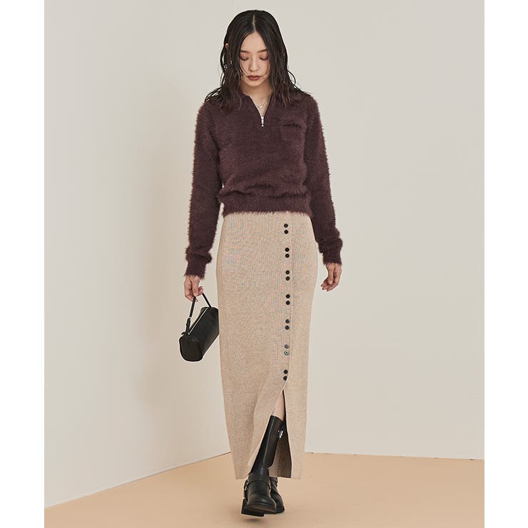 ボタンデザインニットスカート【miette ミエット】 | titivate | 詳細画像14 
