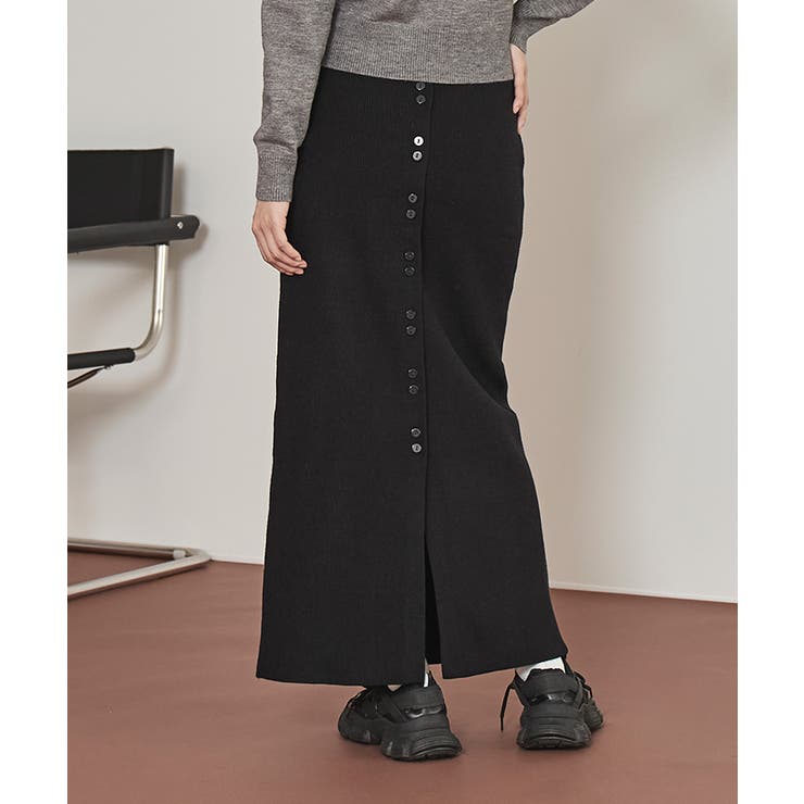 ボタンデザインニットスカート【miette ミエット】 | titivate | 詳細画像5 