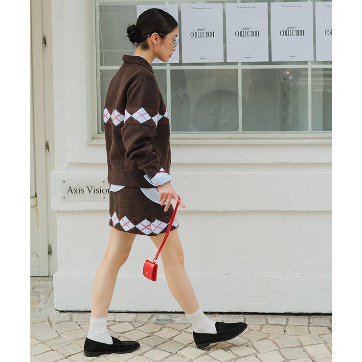 アーガイルミニスカート【miette ミエット】 | titivate | 詳細画像26 