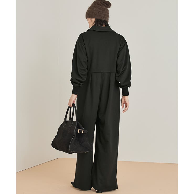 フロントジップスウェットオールインワン【miette ミエット】 | titivate | 詳細画像14 