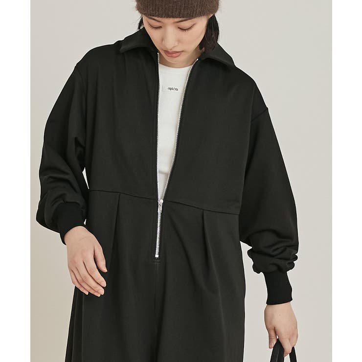 フロントジップスウェットオールインワン【miette ミエット】 | titivate | 詳細画像16 