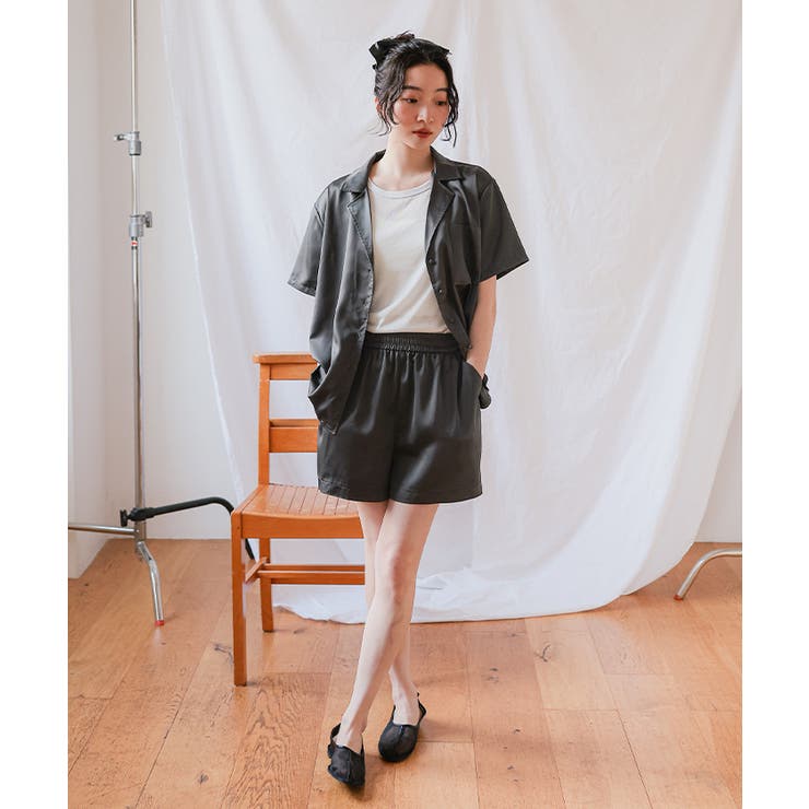 サテンセットアップシュシュセット【miette ミエット】 | titivate | 詳細画像16 