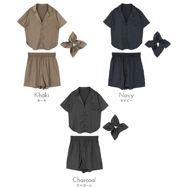 サテンセットアップシュシュセット【miette ミエット】 | titivate | 詳細画像11 