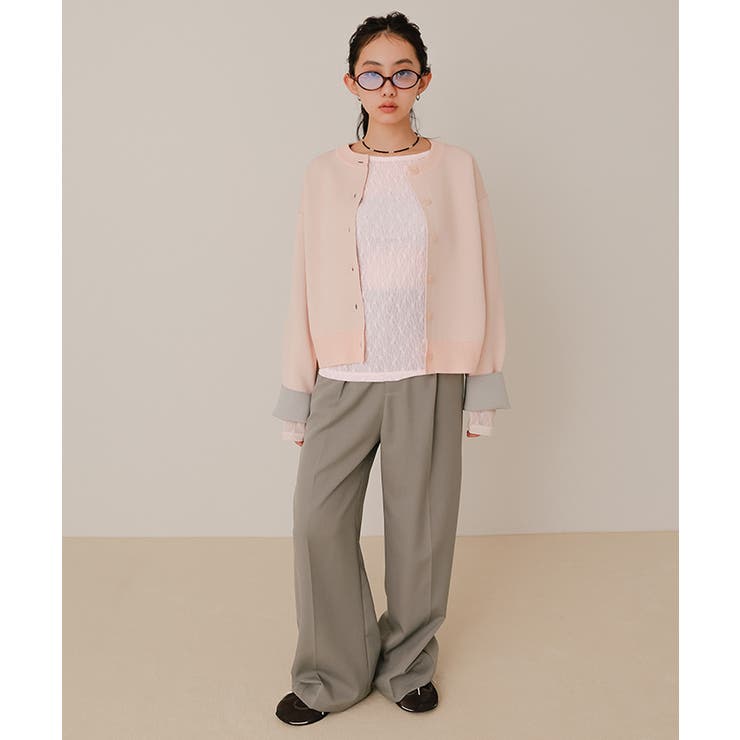 前後2wayレーストップス【miette ミエット】 | titivate | 詳細画像28 