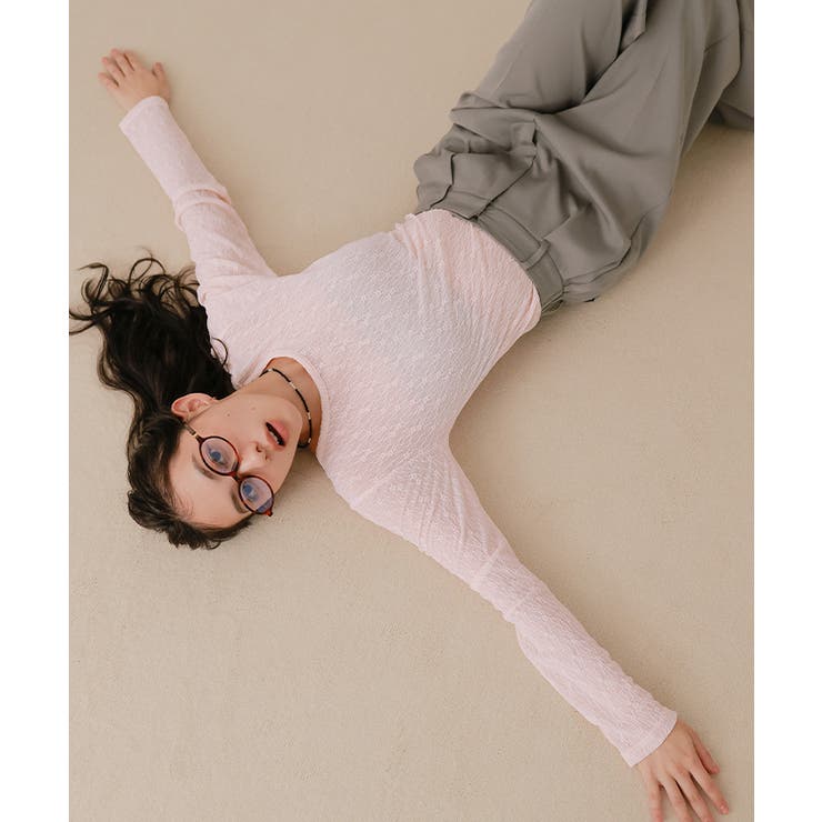 前後2wayレーストップス【miette ミエット】 | titivate | 詳細画像11 