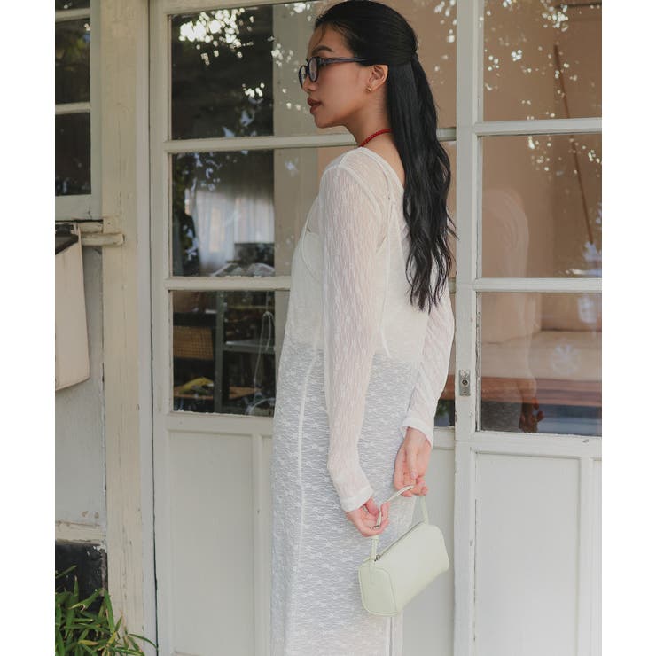 ヘンリーネックレースキャミワンピース【miette ミエット】 | titivate | 詳細画像21 