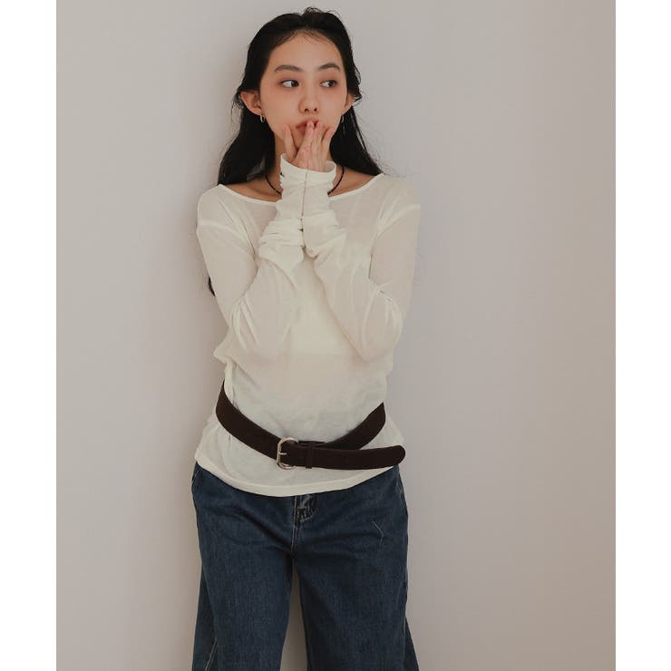 フィンガーホールシアートップス【miette ミエット】 | titivate | 詳細画像13 