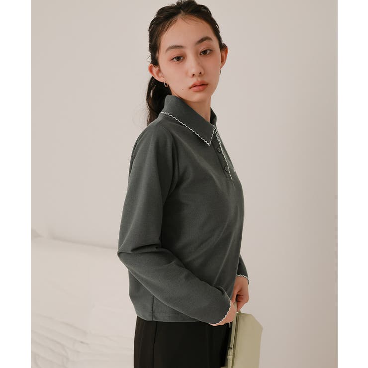 ピコデザインポロシャツ【miette ミエット】 | titivate | 詳細画像11 