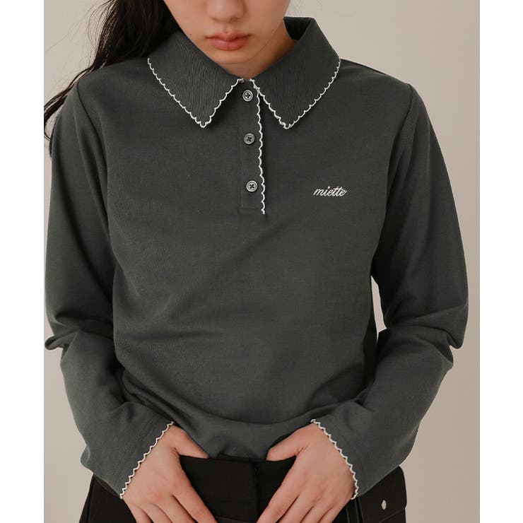 ピコデザインポロシャツ【miette ミエット】 | titivate | 詳細画像13 