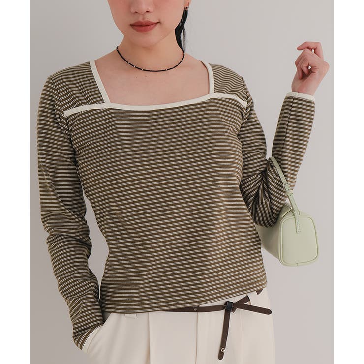 変形ネックパイピングトップス【miette ミエット】 | titivate | 詳細画像13 