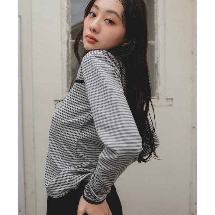 変形ネックパイピングトップス【miette ミエット】 | titivate | 詳細画像23 