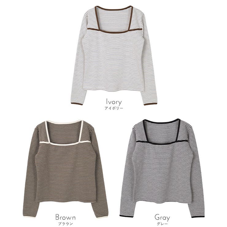 変形ネックパイピングトップス【miette ミエット】 | titivate | 詳細画像11 