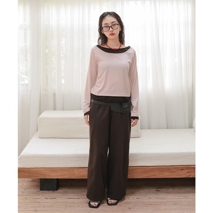 配色レイヤード風トップス【miette ミエット】 | titivate | 詳細画像28 