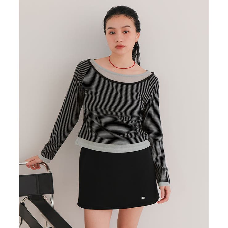 配色レイヤード風トップス【miette ミエット】 | titivate | 詳細画像18 