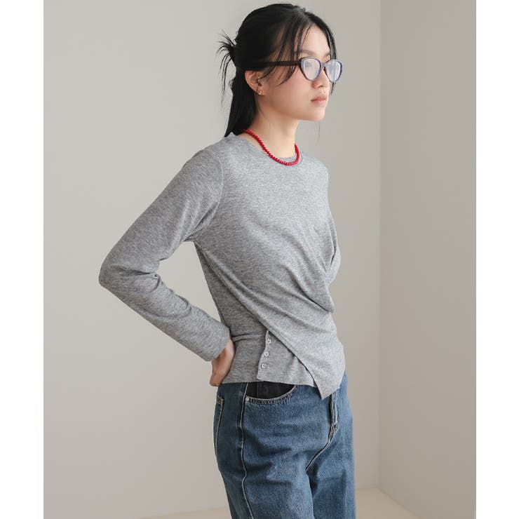 サイドボタンカシュクールトップス【miette ミエット】 | titivate | 詳細画像31 