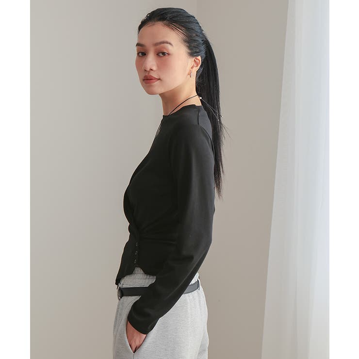 サイドボタンカシュクールトップス【miette ミエット】 | titivate | 詳細画像33 