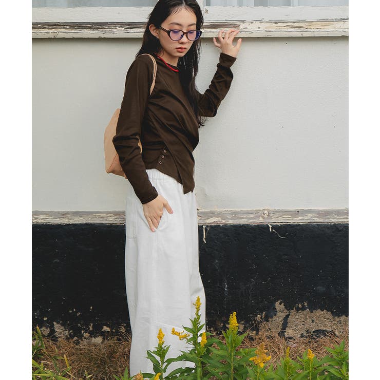 サイドボタンカシュクールトップス【miette ミエット】 | titivate | 詳細画像2 