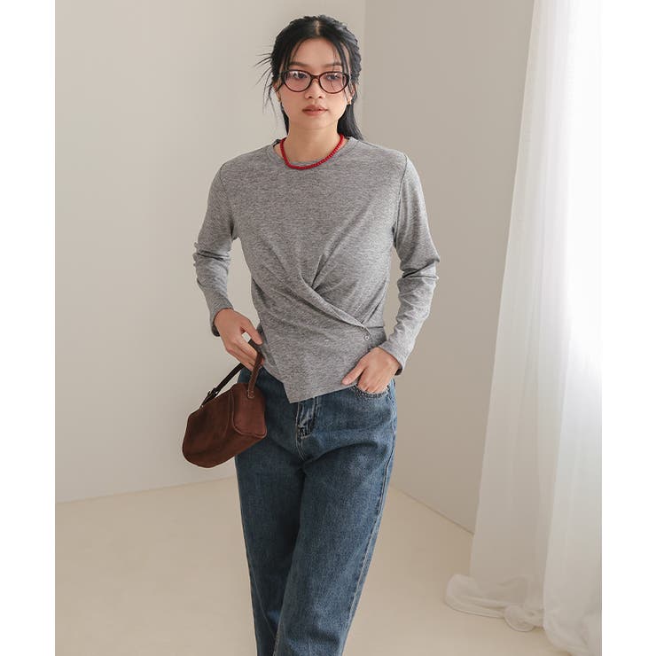 サイドボタンカシュクールトップス【miette ミエット】 | titivate | 詳細画像13 