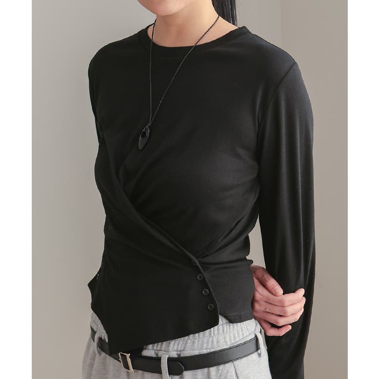 サイドボタンカシュクールトップス【miette ミエット】 | titivate | 詳細画像15 