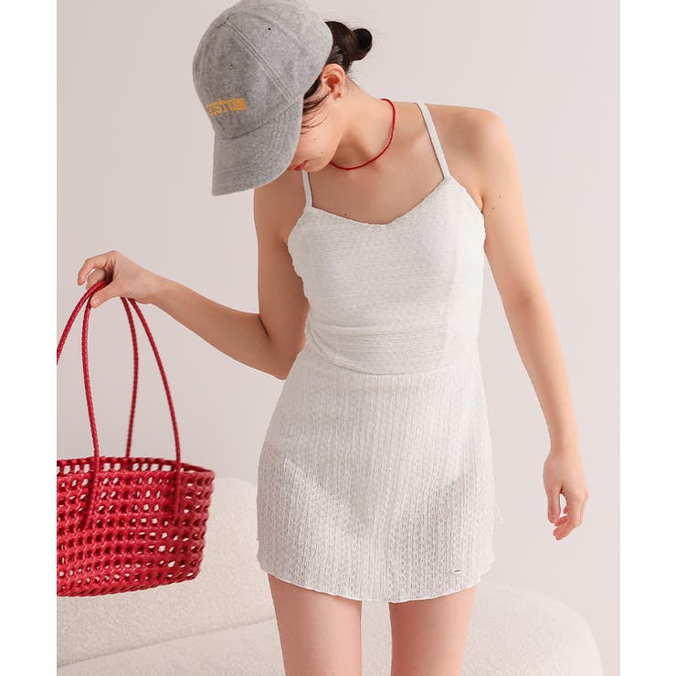 バックオープンレースワンピース/水着【miette ミエット】 | titivate | 詳細画像32 