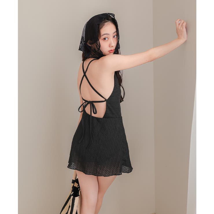 バックオープンレースワンピース/水着【miette ミエット】 | titivate | 詳細画像15 