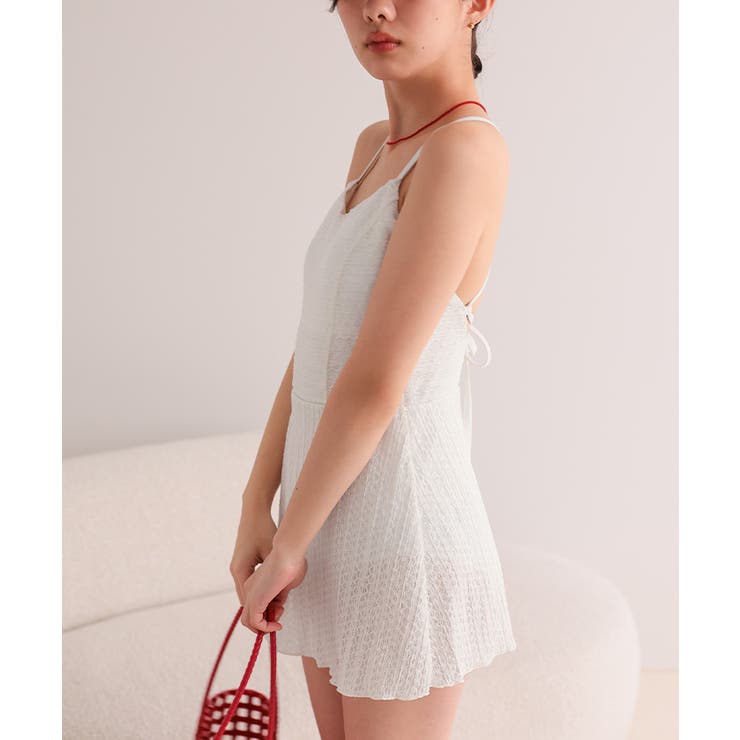 バックオープンレースワンピース/水着【miette ミエット】 | titivate | 詳細画像16 