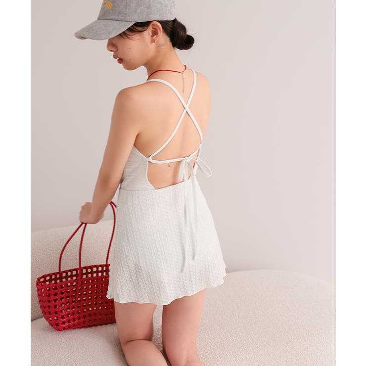 バックオープンレースワンピース/水着【miette ミエット】 | titivate | 詳細画像18 