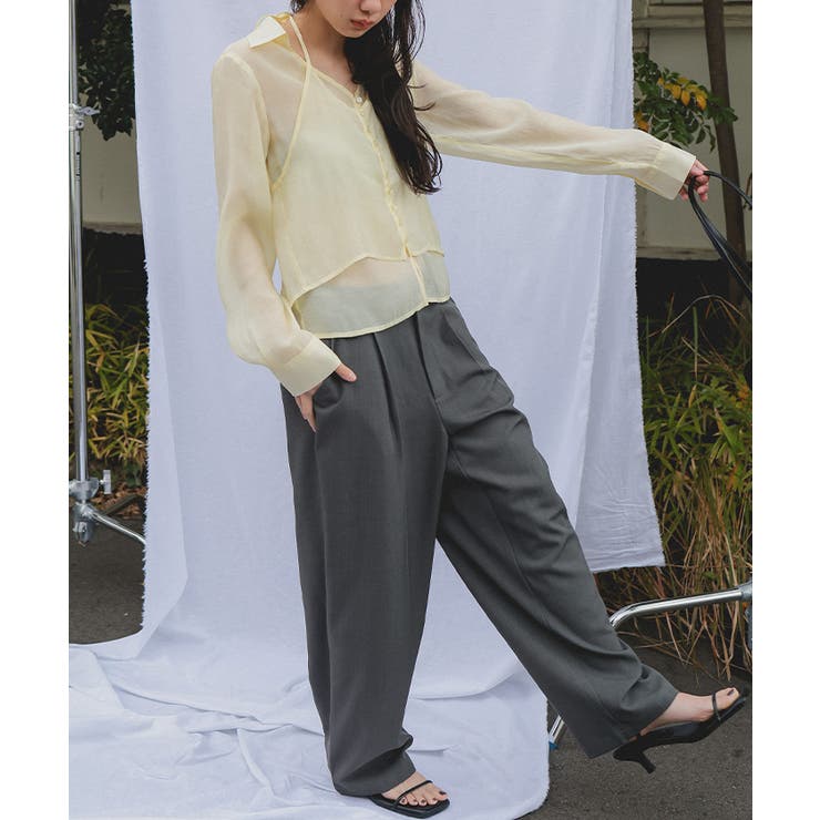 ローライズスラックスパンツ【miette ミエット】 | titivate | 詳細画像9 