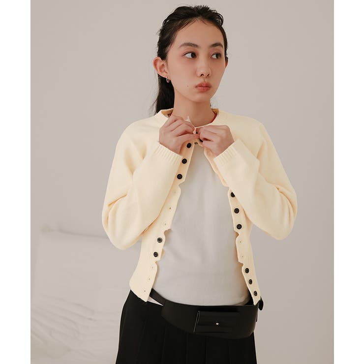 メニーボタンニットカーディガン【miette ミエット】 | titivate | 詳細画像7 