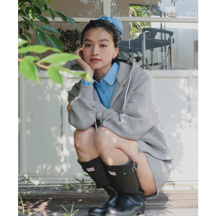 ダンボールダブルジップフードパーカー【miette ミエット】 | titivate | 詳細画像2 