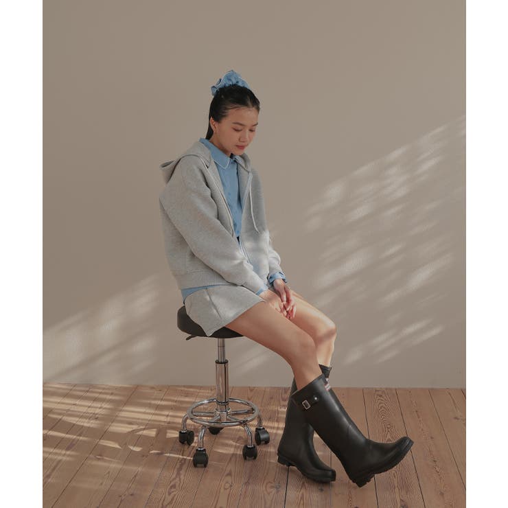 ダンボールダブルジップフードパーカー【miette ミエット】 | titivate | 詳細画像4 