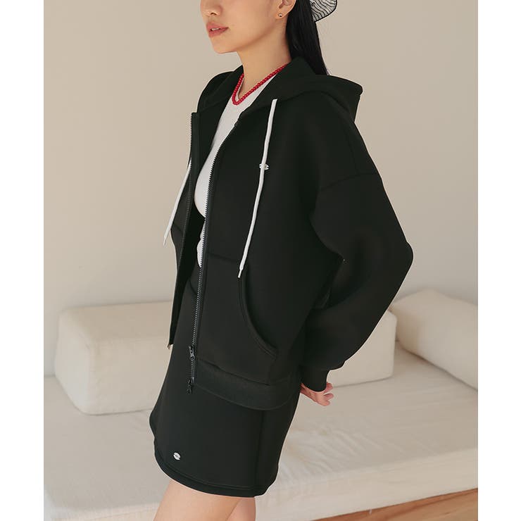 ダンボールダブルジップフードパーカー【miette ミエット】 | titivate | 詳細画像5 