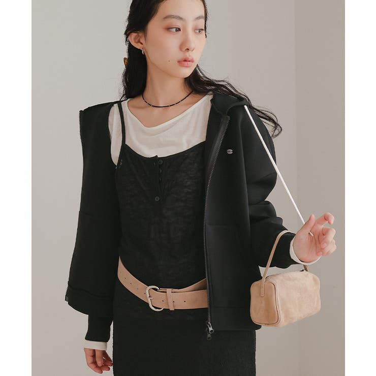 ダンボールダブルジップフードパーカー【miette ミエット】 | titivate | 詳細画像6 