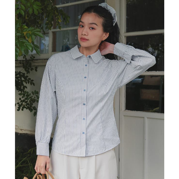 シュシュセットパネルラインブラウス【miette ミエット】 | titivate | 詳細画像16 