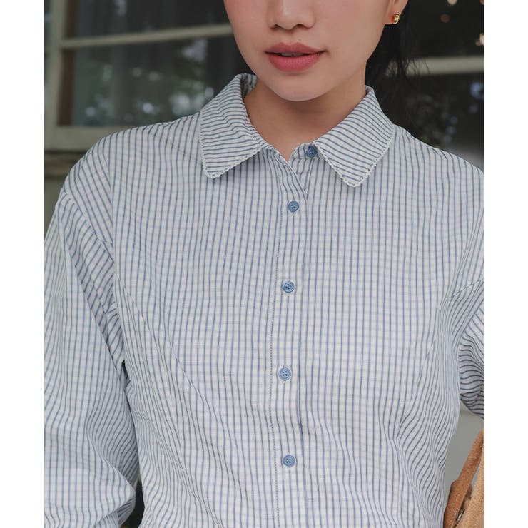 シュシュセットパネルラインブラウス【miette ミエット】 | titivate | 詳細画像18 