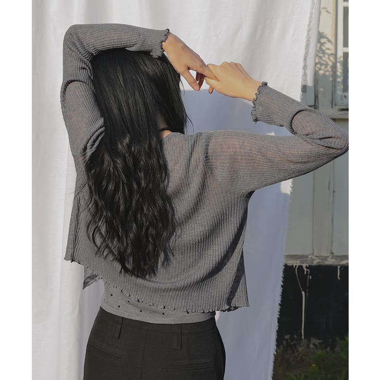 シアーカーディガンドットキャミセット【miette ミエット】 | titivate | 詳細画像5 