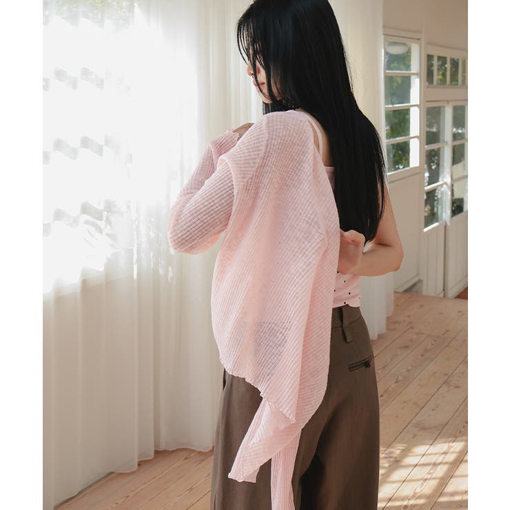 シアーカーディガンドットキャミセット【miette ミエット】 | titivate | 詳細画像7 