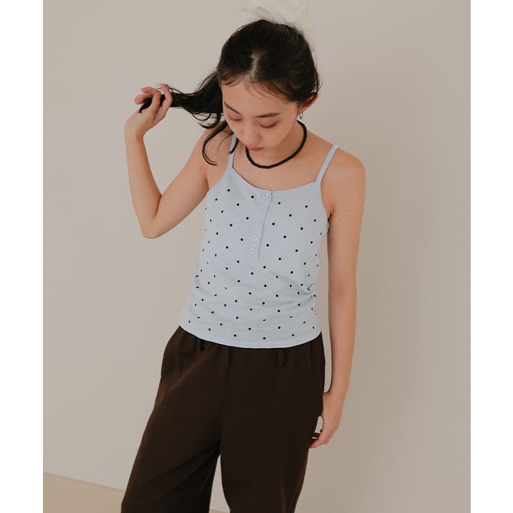 シアーカーディガンドットキャミセット【miette ミエット】 | titivate | 詳細画像15 