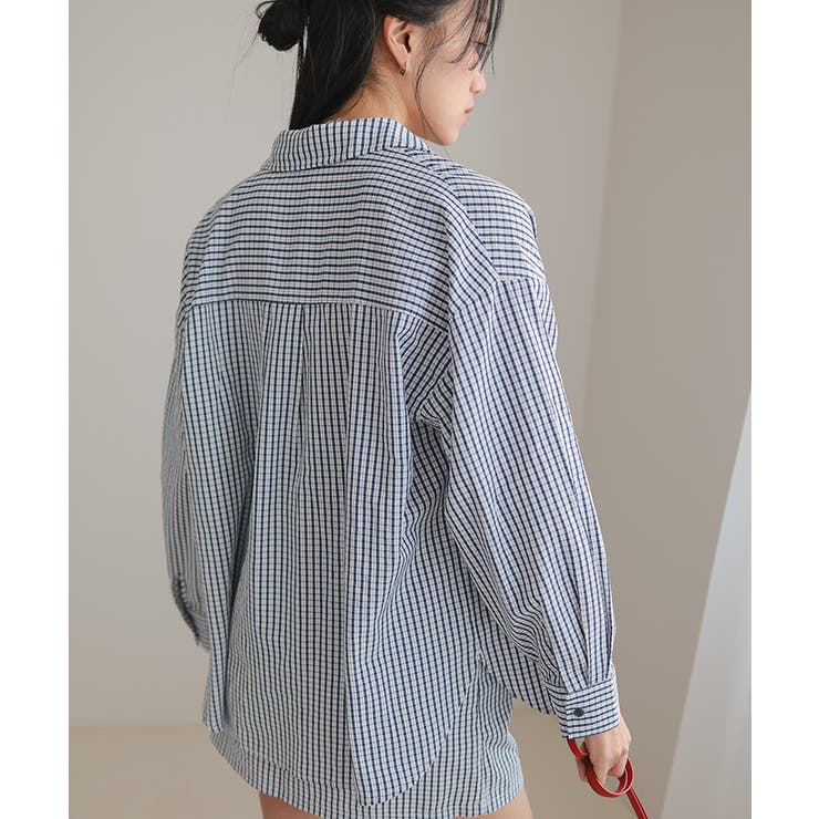 サッカーチェックシャツスカートセット【miette ミエット】 | titivate | 詳細画像19 