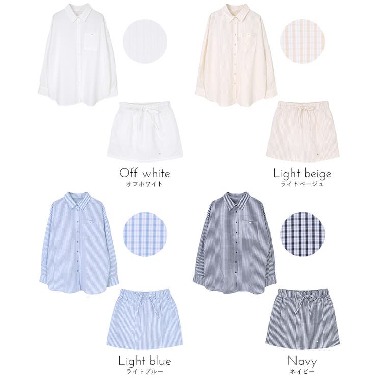 サッカーチェックシャツスカートセット【miette ミエット】 | titivate | 詳細画像20 