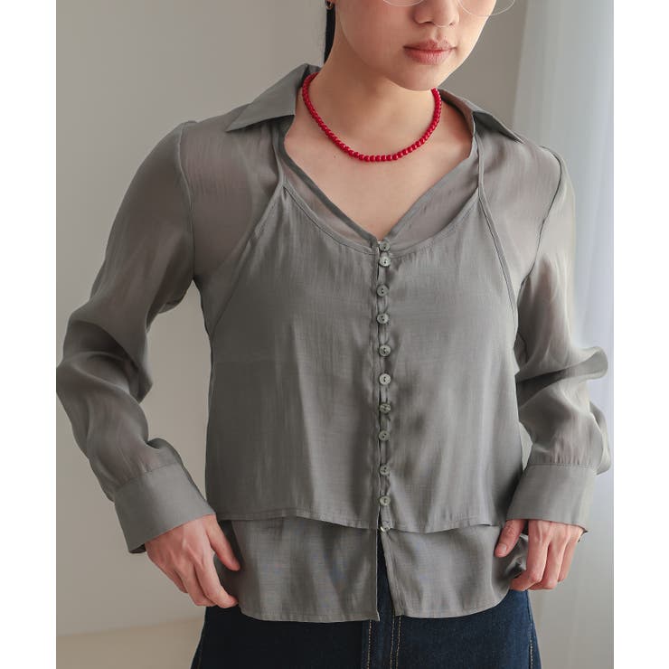 シアーホルターネックブラウス【miette ミエット】 | titivate | 詳細画像13 