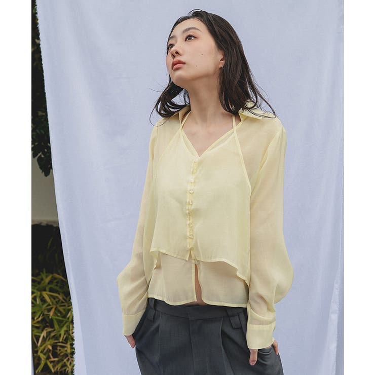 シアーホルターネックブラウス【miette ミエット】 | titivate | 詳細画像14 