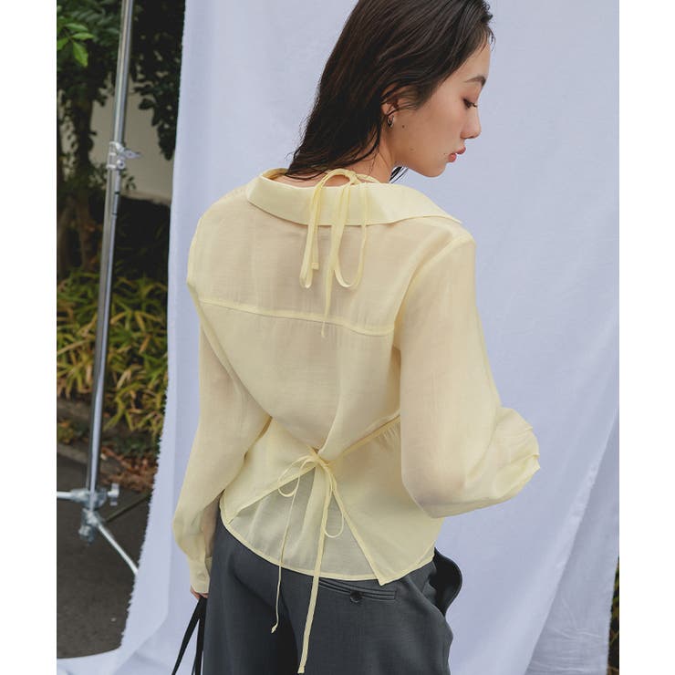 シアーホルターネックブラウス【miette ミエット】 | titivate | 詳細画像19 