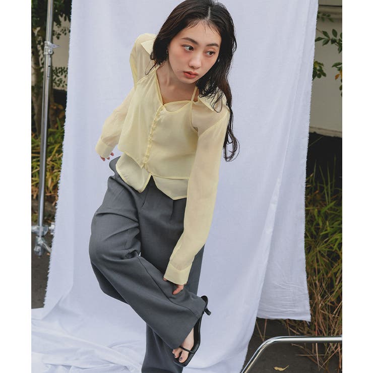 シアーホルターネックブラウス【miette ミエット】 | titivate | 詳細画像2 