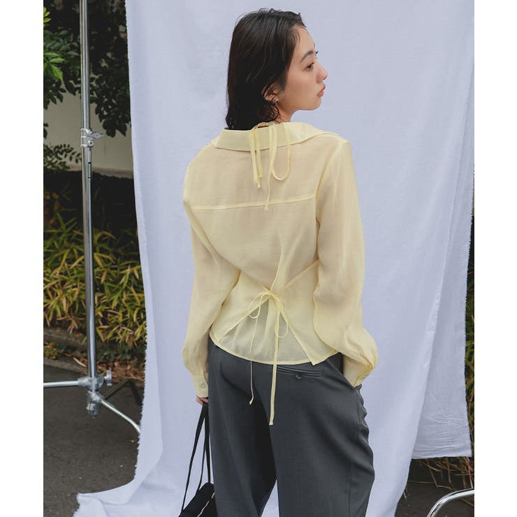 シアーホルターネックブラウス【miette ミエット】 | titivate | 詳細画像4 